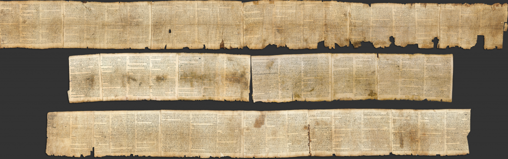 The Great Isaiah Scroll, Photographs by Ardon Bar Hama, author of original document is unknown. - Website of The Israel Museum, Jerusalem